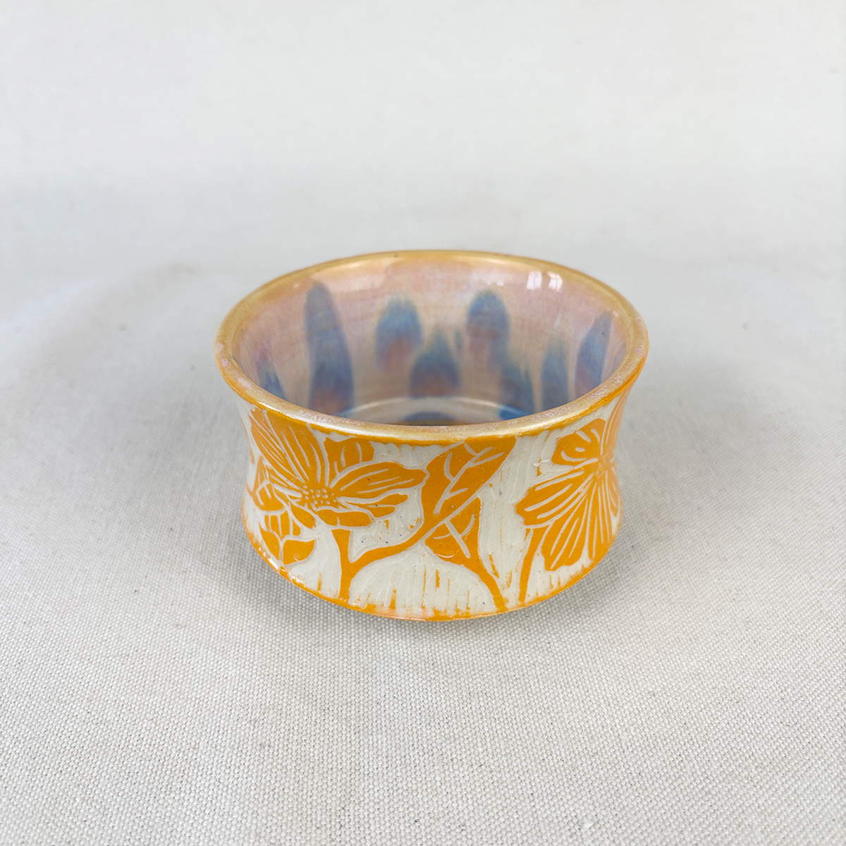 Orange Flower Bowl