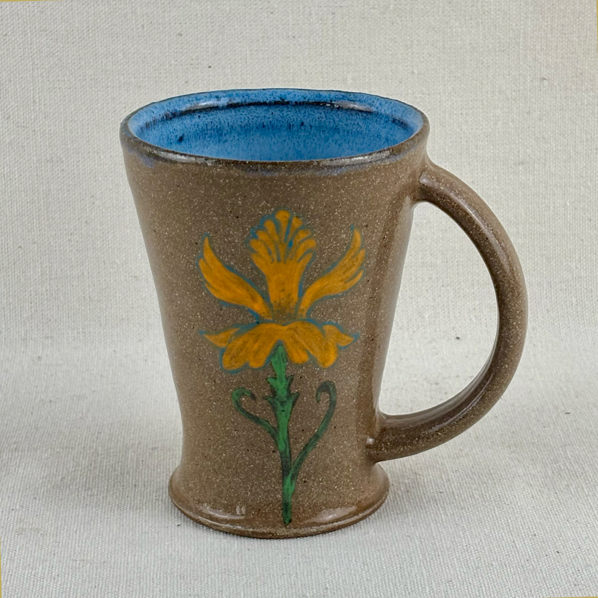 Orange Flower Mug